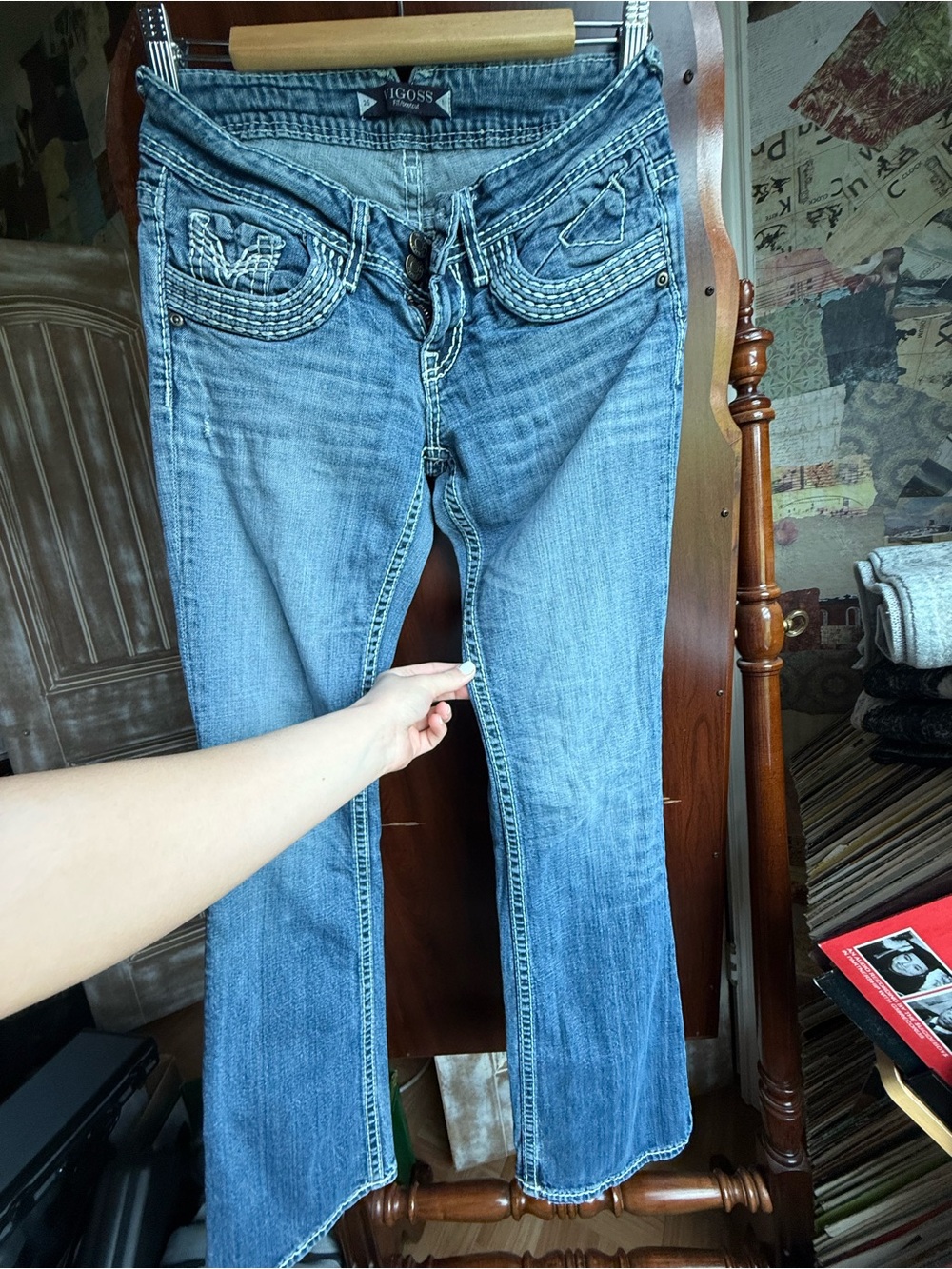 Vigoss Women's Light Blue bootcut Jeans
